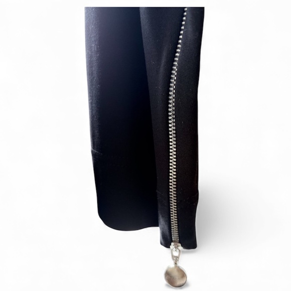 NY77 Design NWT Black Drawstring Midi Dress Size 6 (NY77 runs generous) - Picture 4 of 10